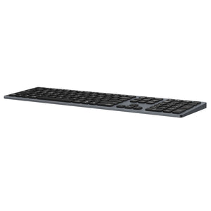 Amper Slim Full Size Aluminium USB-C Rechargeable Bluetooth Keyboard For Windows - Amper HQ