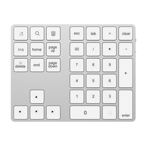 Amper Aluminium USB-C Bluetooth Extended Keypad With 2 USB Ports - Amper HQ