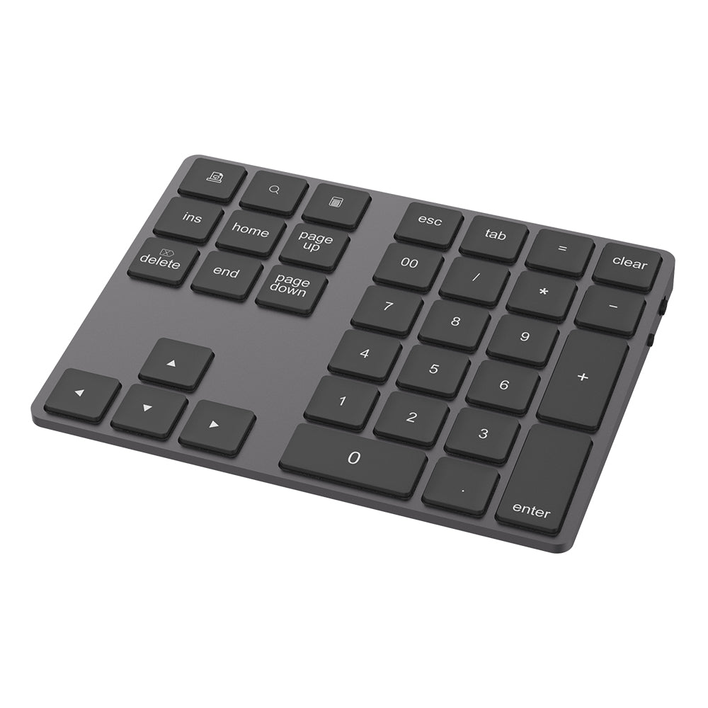 Amper Aluminium USB-C Bluetooth Extended Keypad With 2 USB Ports - Amper HQ