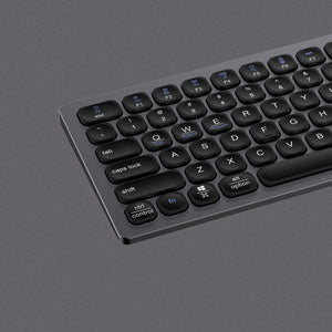 Amper Slim Full Size Aluminium USB-C Rechargeable Bluetooth Keyboard For Windows - Amper HQ