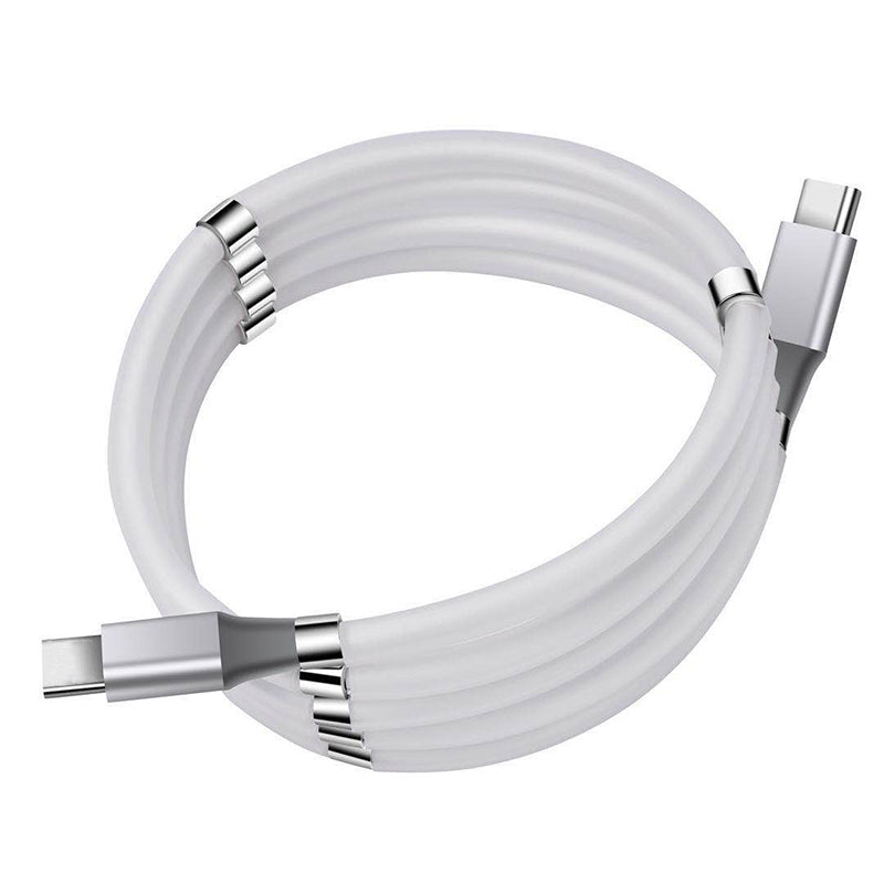 Amper 1.8 Metre Type-C To Type-C Magnetic Self Winding Fast Charging Cable - Amper HQ