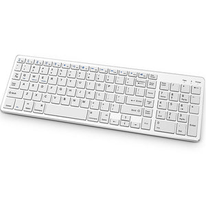 Amper Alloy-Look Compact Rechargeable Bluetooth Keyboard For Windows and Mac OS - Amper HQ