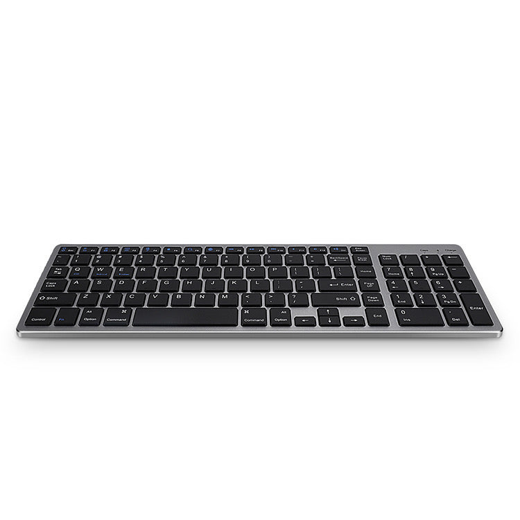 Amper Alloy-Look Compact Rechargeable Bluetooth Keyboard For Windows and Mac OS - Amper HQ