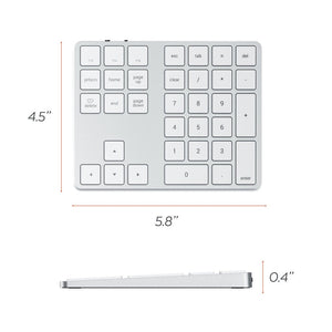 Amper Aluminium USB-C Bluetooth Extended Keypad With 2 USB Ports - Amper HQ